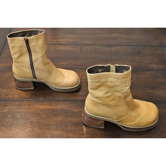 Funky Patterns in Candy - Leather Boots for Women